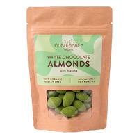 Guru Snack White Chocolate Almonds with Matcha - 100 g.