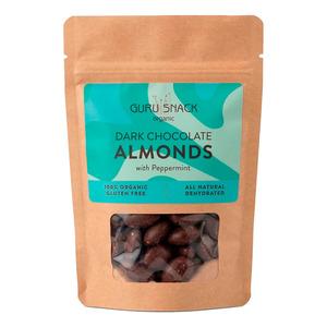 Guru Snack Dark Chocolate Almonds with Peppermint - 100 g.