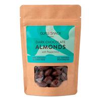 Guru Snack Dark Chocolate Almonds with Peppermint - 100 g.