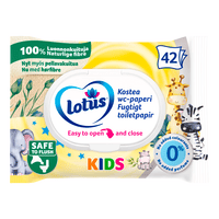 Lotus Fugtigt toiletpapir Kids - 42 stk.