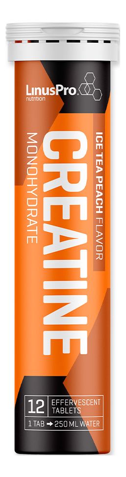 LinusPro Nutrition LinusPro Creatine Tabs Ice Tea Peach - 12 stk.