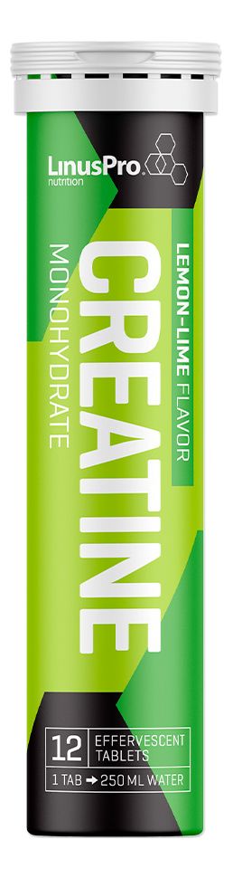 LinusPro Creatine Tabs Lemon Lime - 12 stk.