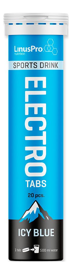 LinusPro Electrolyt Tabs Icy Blue - 20 stk.