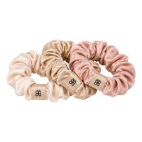 Parsa Beauty Signatur Scrunchies - Beige/Rosa/Creme - 3 stk.