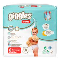Giggles Pants Extra Large 15-30 kg - 28 stk.
