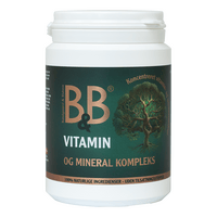 B&B Vitamin og Mineral Kompleks - 150 g.