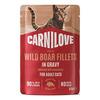 Carnilove Cat Pouch vådfoder, vildsvin m. kamille - 85 g.