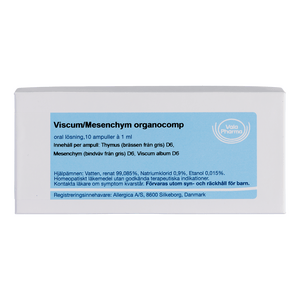 Allergica Viscum/Mesenchym organocomp - 10 x 1 ml