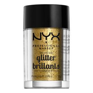 NYX Professional Makeup Face & Body Glitter Brillants - 05 Gold - 2,5 g.