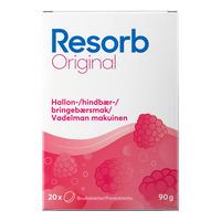 Resorb Original Hindbær - 2 x 10 brusetabl.