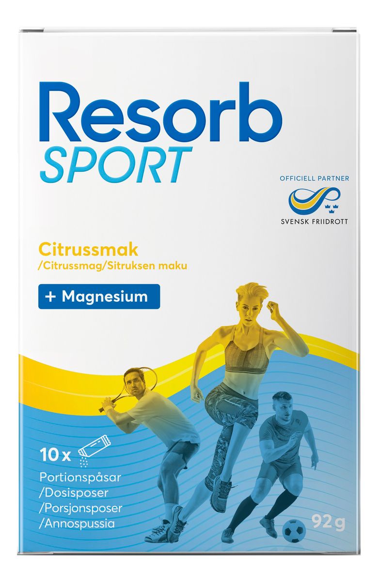Resorb Sport Citrus - 10 poser