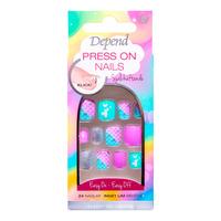 Depend Press On Nails - Mermaid - 1 sæt