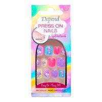Depend Press On Nails - Unicorn - 1 sæt