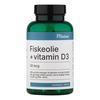Mezina Fiskeolie + vitamin D3 50 mcg - 160 kaps.