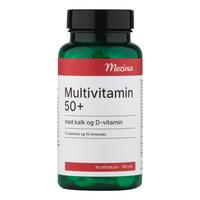 Mezina Multi 50+, Kalk og D-vitamin - 180 tabl.