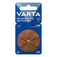 Varta Batteri Høreapparat v312 - 6 stk.