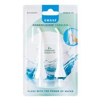 Ekulf PowerFlosser Cordless Standard Nozzle Tip - 2 stk.
