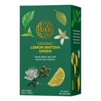 Tulsi Lemon Matcha Green Te Ø - 20 breve