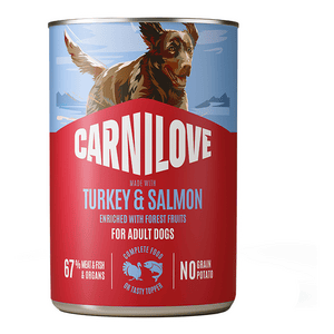 Carnilove vådfoder m. laks og kalkun - 400g.