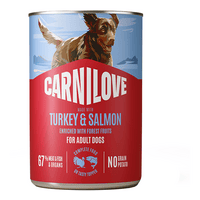 Carnilove vådfoder m. laks og kalkun - 400g.