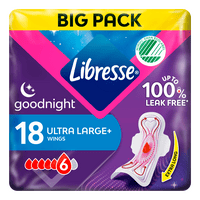 Libresse Ultra Night Wing Bind Big Pack - 18 stk.