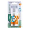 Gum Bi-Direction mellemrumsbørste - 6 stk. - 0,9 mm – Orange