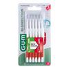 Gum Bi-Direction mellemrumsbørste - 6 stk. - 0,8 mm – Rød