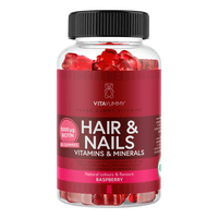 VitaYummy Hair & Nails Raspberry - 60 stk.