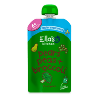 Ella's Kitchen Broccoli, Pære og Ærter 6+ mdr. Ø - 120 g