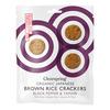 Clearspring Rice Cracker Black Peber & Tamari (Glutenfri) - Ø - 40 g.