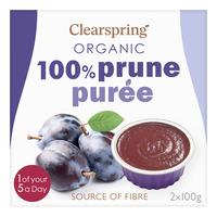 Clearspring Blomme Puré - Ø - 2x100 g.