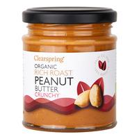 Clearspring Peanut Butter - Crunchy - Ø - 170 g.