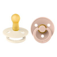 BIBS Colour Latex Str. 2 - Ivory/Blush - 2 stk.