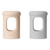 Hevea Wide neck Sleeve 150ml - Milky White & Gorgeous Grey - 2 stk.
