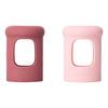 Hevea Wide neck Sleeve 150ml - Powder Pink & Rosewood - 2 stk.