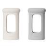 Hevea Wide neck Sleeve 250ml - Milky White & Gorgeous Grey - 2 stk.