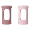 Hevea Wide neck Sleeve 250ml - Powder Pink & Rosewood - 2 stk.