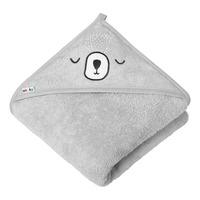 Akuku Baby Hooded Bath Towels - 100x100 cm - Grey - 1 stk.