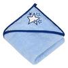 Akuku Baby Hooded Bath Towels - 100x100 cm - Blå - 1 stk.
