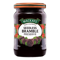 MACKAYS Brombærmarmelade uden Sten - 340 g.
