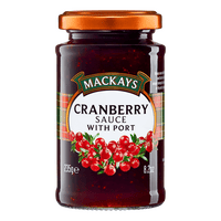 MACKAYS Tranebærsauce med Portvin - 235 g.