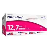 Embecta Micro-Fine insulinsprøjte U-40 1 ml - 100 stk.