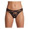 NORTIE Siv Bundløse Blonde G-String L/XL - Sort - 1 stk.