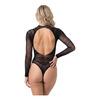 NORTIE Gry Bundløs Bodystocking m. Lange Ærmer - Onesize