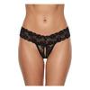 NORTIE Manja Bundløs Blonde G-Streng - Sort - S/M