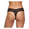 NORTIE Manja Bundløs Blonde G-Streng - Sort - S/M