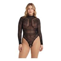 NORTIE Gry Bundløs Bodystocking - Plus Size - 1 stk.
