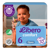 Libero Comfort 6 Åben Ble 13-20 kg - 32 stk.