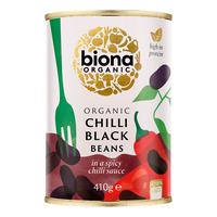 Biona Organic Sorte Bønner m. Chili - Ø - 410 g.