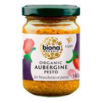 Biona Organic Aubergine Pesto - Ø - 140 g.